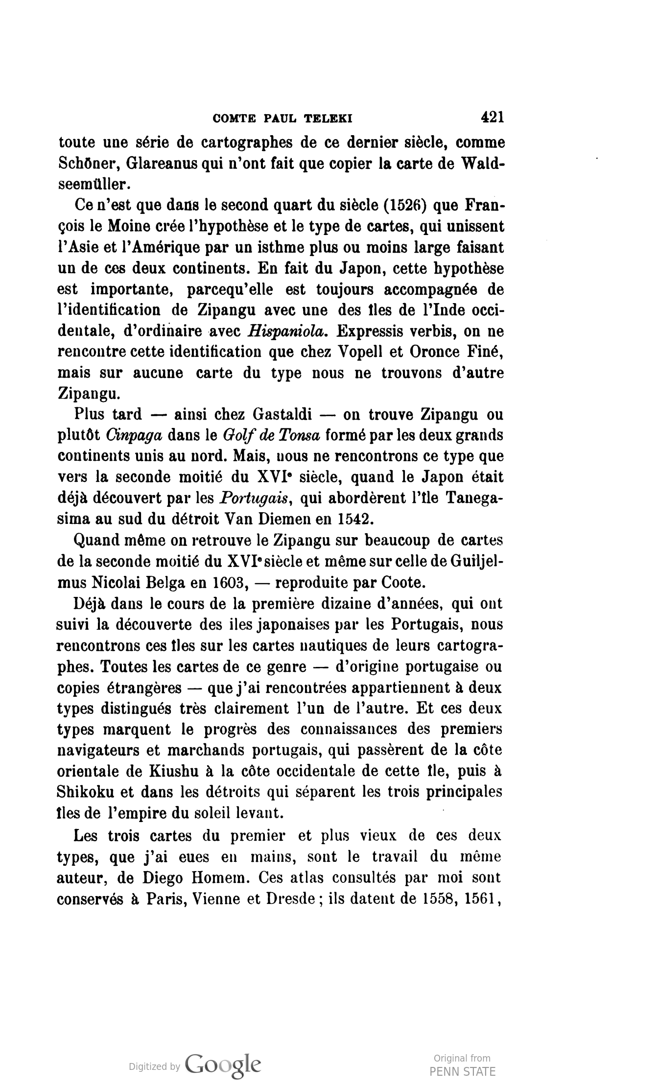 Proceedings / General Assembly and ... International Congress, International Geographical Union 9th 1908 t.3