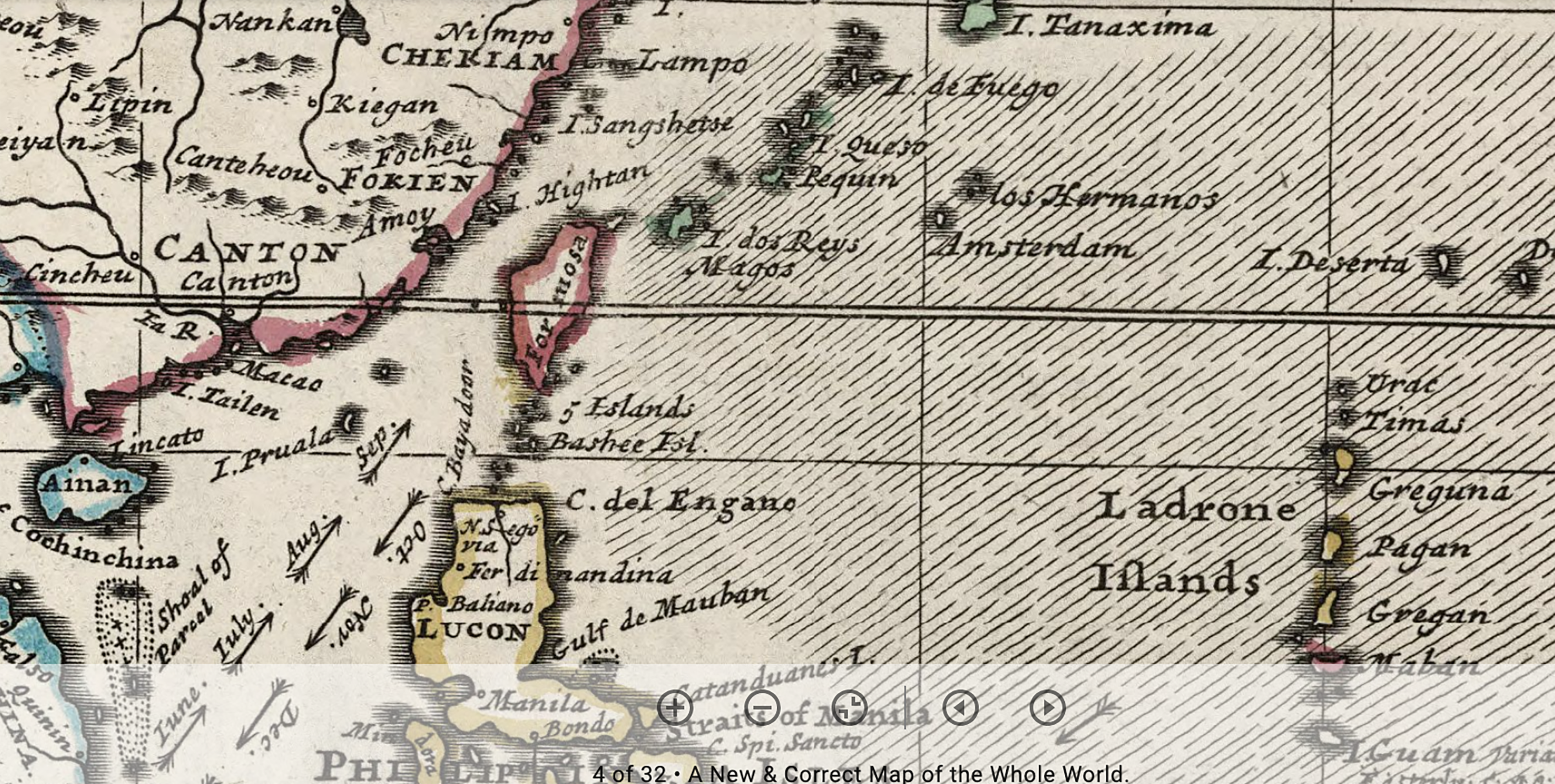 1732 Herman Moll World Atlas