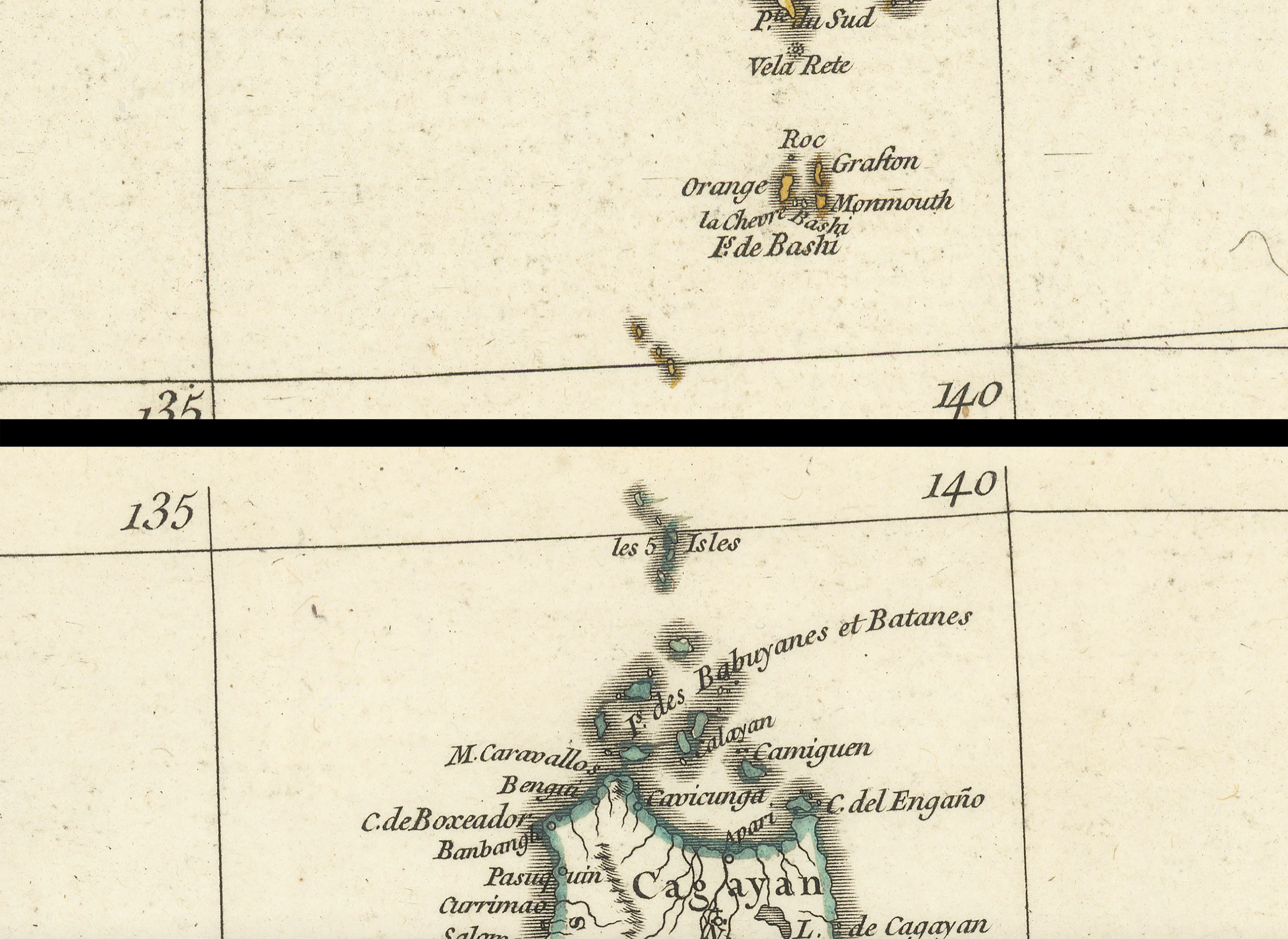 The French Knew Too: “Les 5 Isles” West of Bashee = Pinto’s Lequios