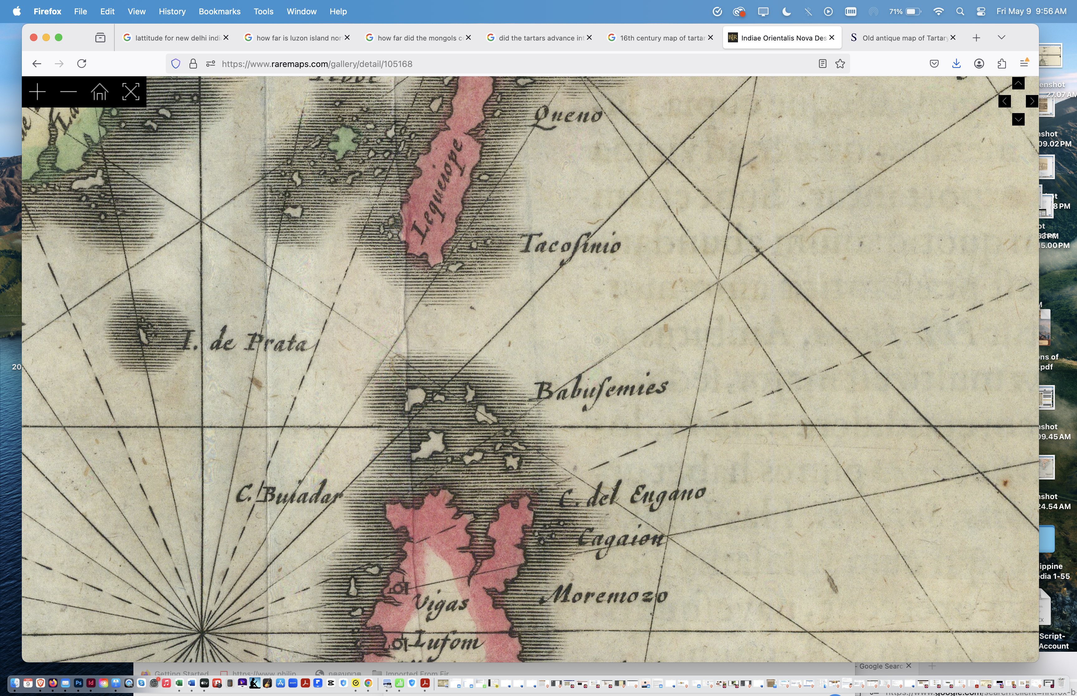 1640 Janssonius/Spilbergen Map