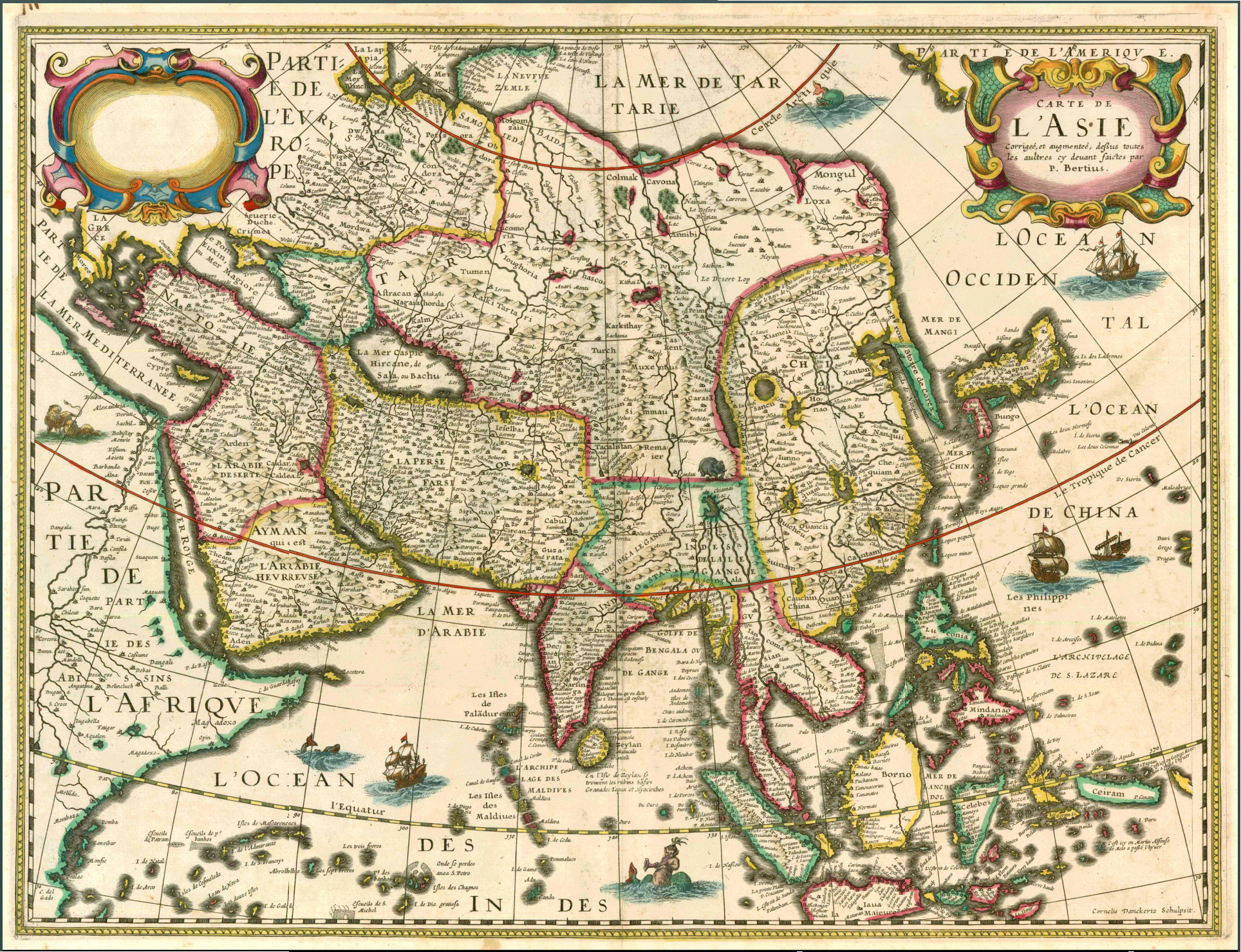 1627 Bertius Map