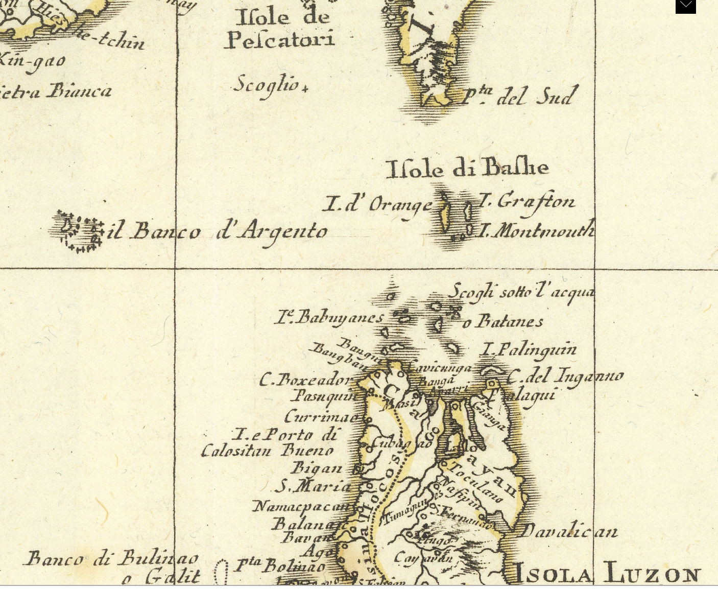 1799 Italian Map Lequios River, Pinto Account