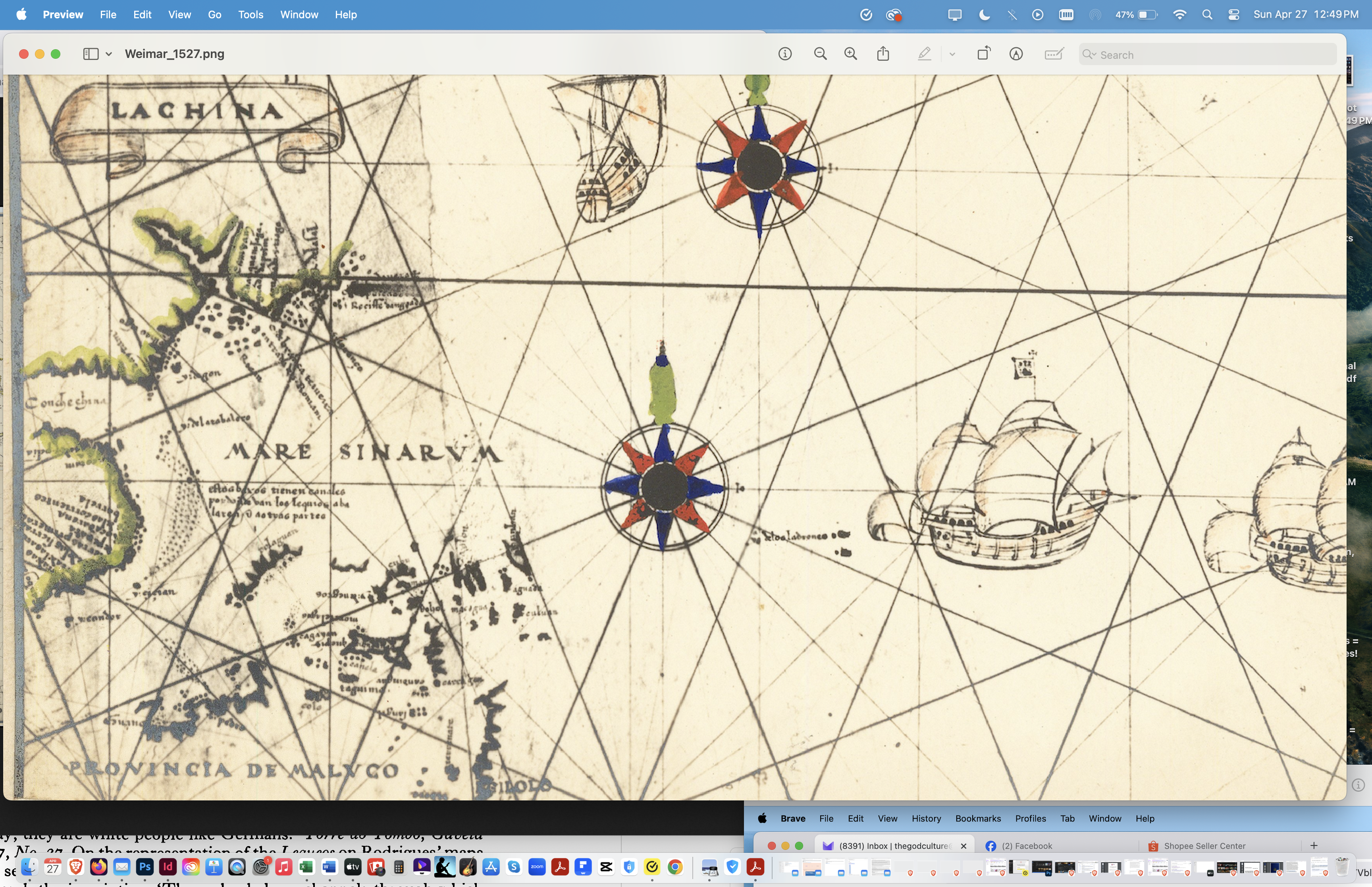 1527 Ribeiro Map Lequios