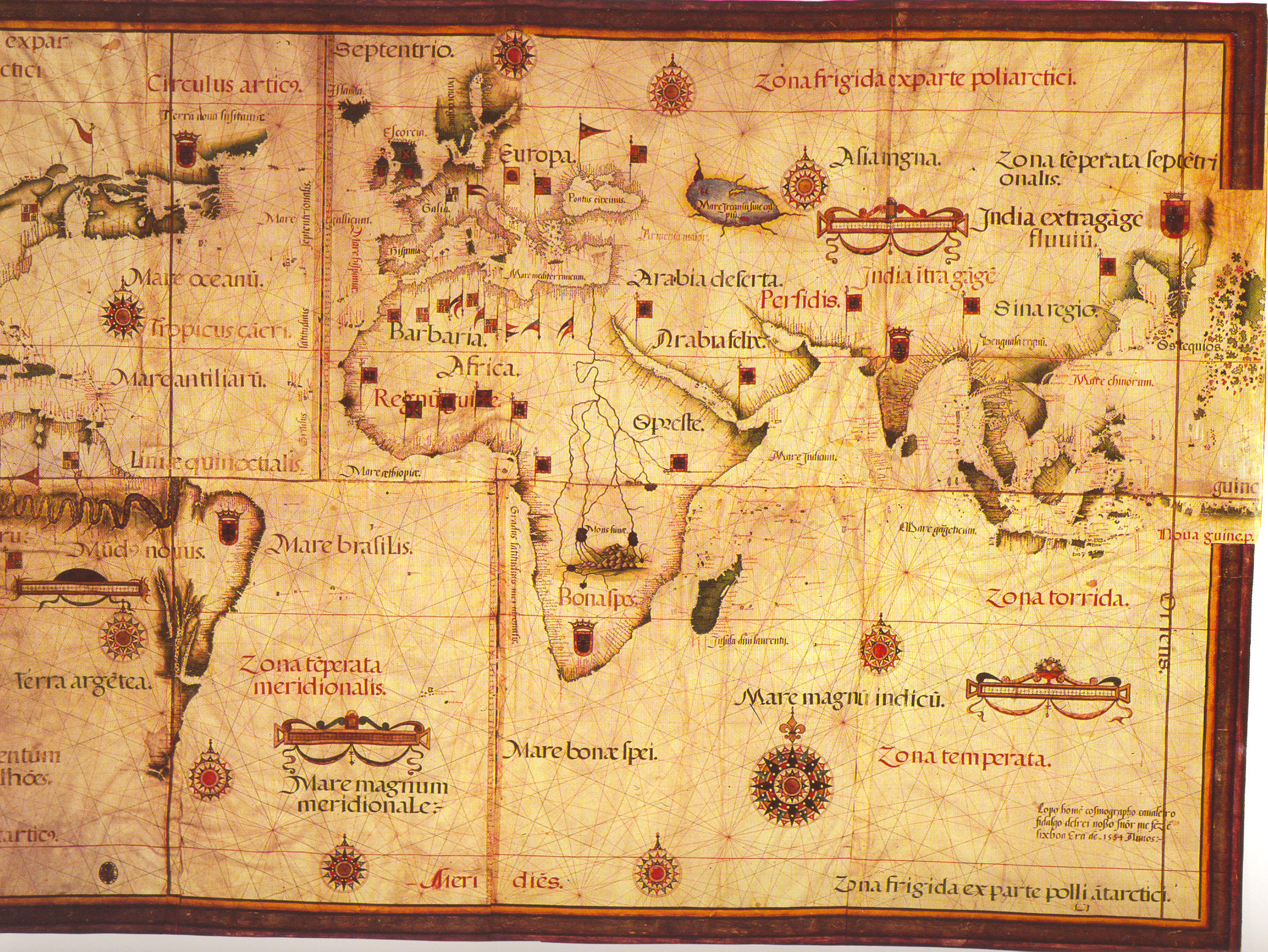 1554 Homem Map