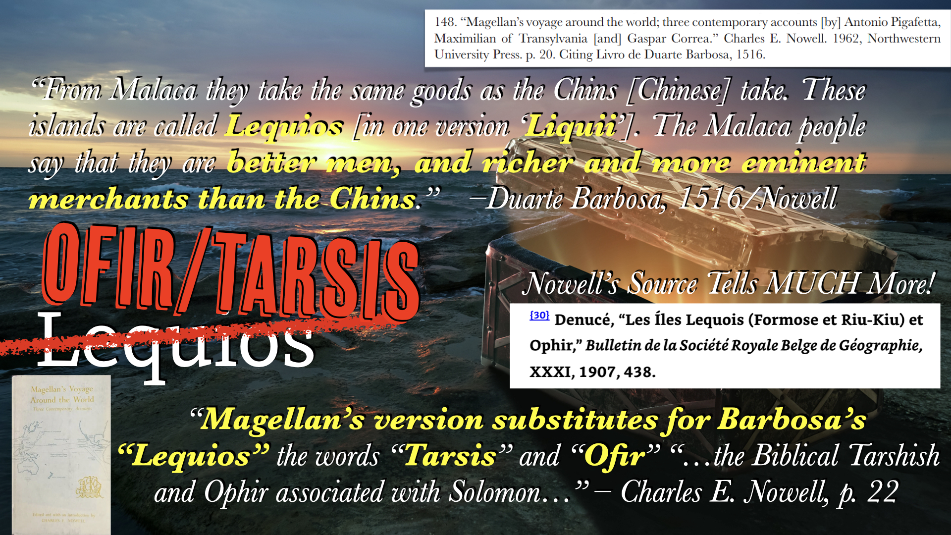 From Seville With Gold — Barbosa, Magellan, and the Suppressed Identification of Ophir. 1915 French Journal Reveals the Untold History