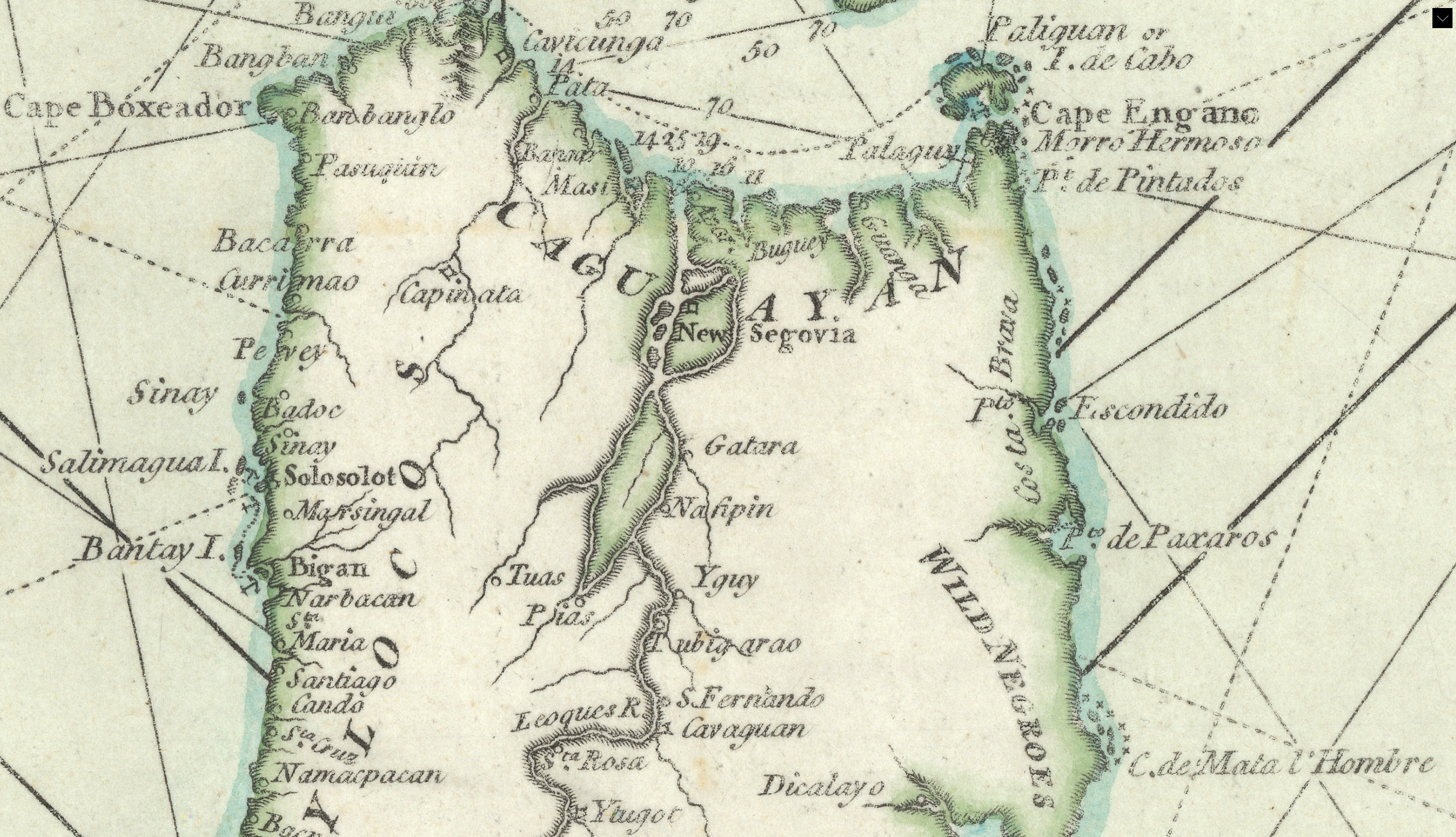 1794 Spanish-British Map