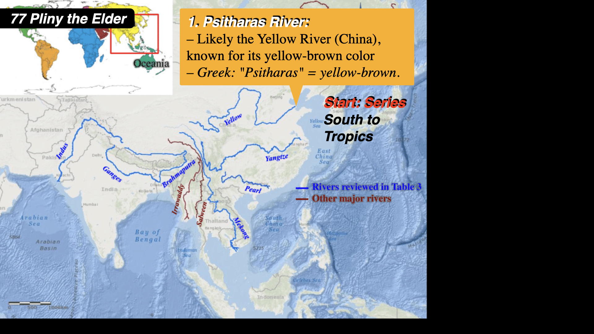 Psitharas River of Pliny