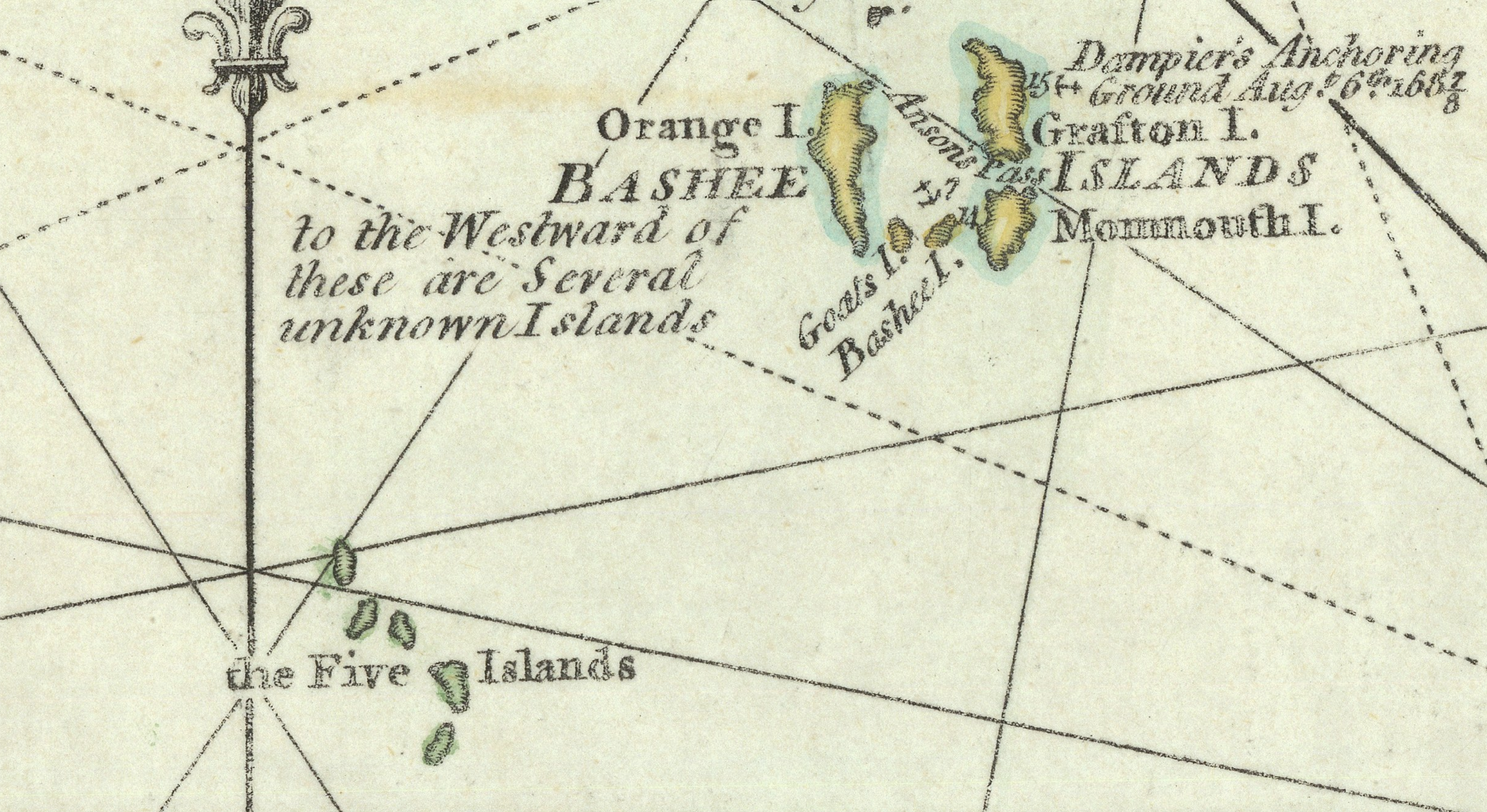 1794 Spanish-Britich Map