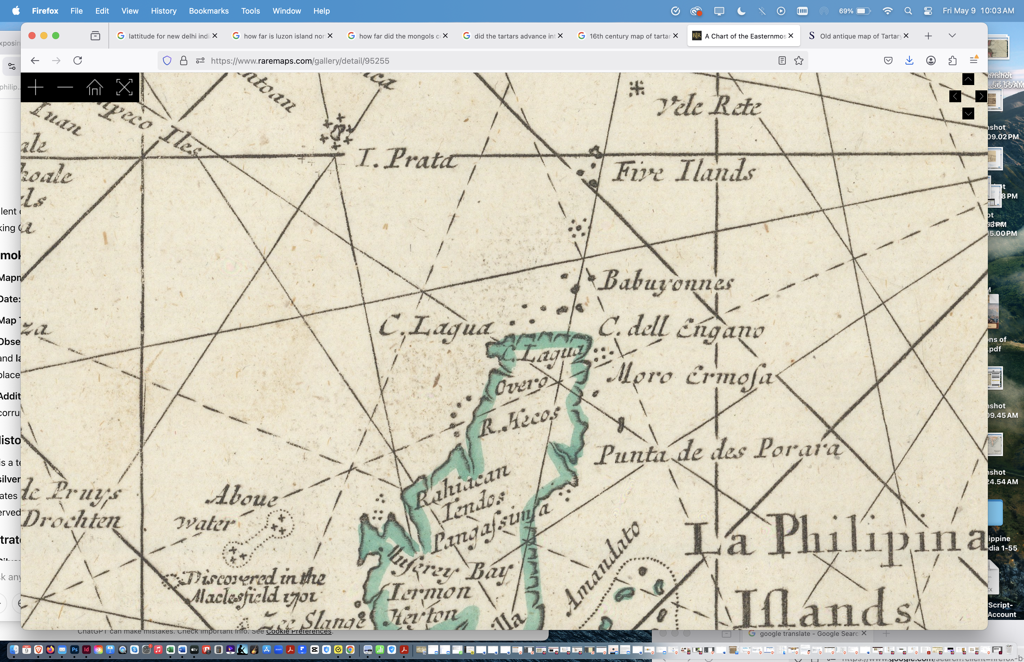 1706 Thortnton Map